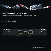 Klark Teknik DN32_DANTE thumbnail